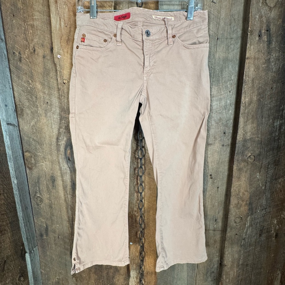 Ag The Saga Taupe Women's Cropped Pants